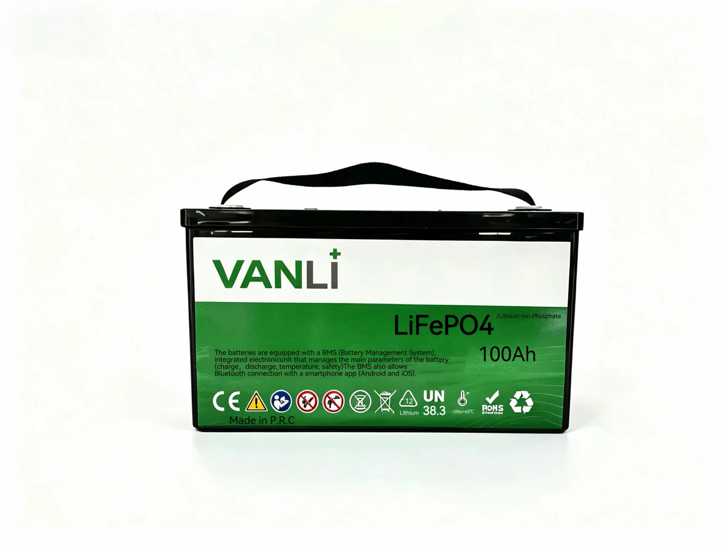 Vanli -12.8V100 Batteria al litio ferro fosfato 12.8V100Ah